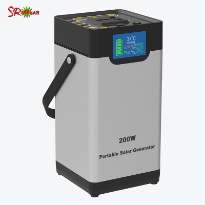 200W Solar Generator Portable Power Bank 50000mah